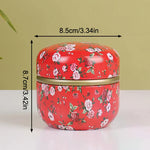 pot thé verre vintage poignée motif fleurs boisson rangement