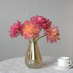 bouquet artificielle fleur chrysanthème multicolore decoration mariage anniversaire intérieur moderne soie 32cm