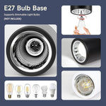 ampoule led spot lumineux blanc noir doré moderne fixée vis e27