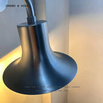 lampe murale moderne applique aluminium argenté gris marron feuilles minimaliste chambre salon