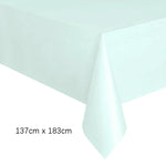 serviette table jetable rectangulaire unie mariage anniversaire fête décoration table plastique moderne