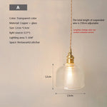 lampe suspendue transparente vintage ampoule E27 câble torsadé motifs géométriques chambre salon étude