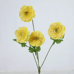 bouquets fleurs artificielles soie blanc orange rose violet jaunes bleues mariage décoration intérieure moderne