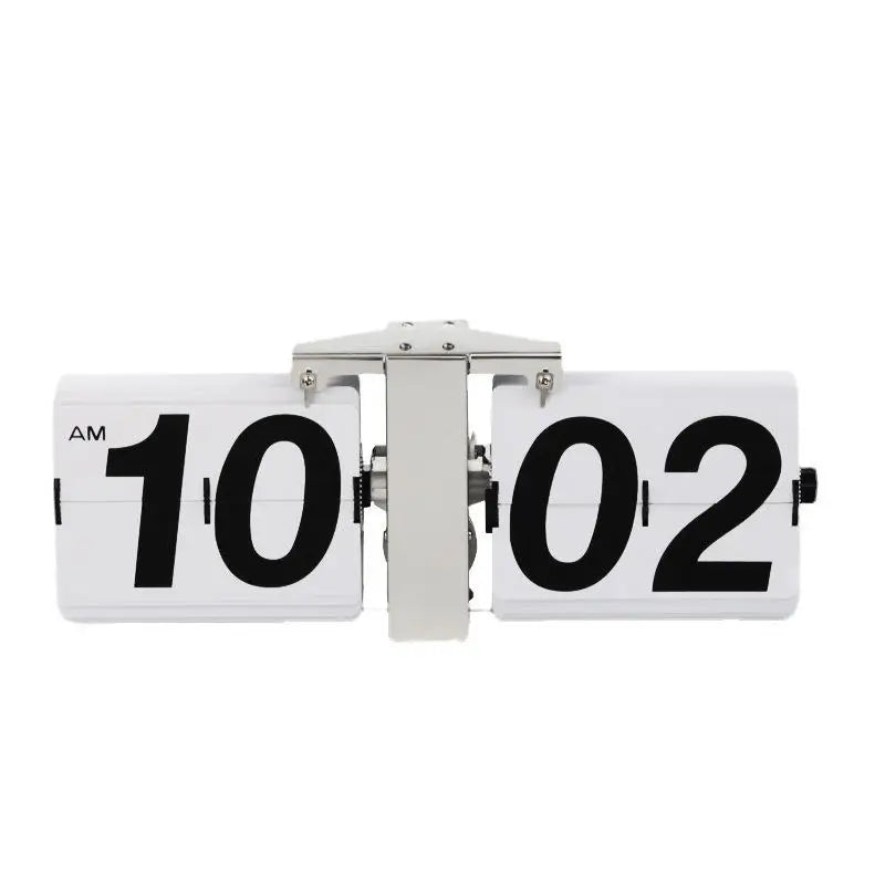 horloge murale quartz flip numérique horloge bleue moderne horloge blanche rétro horloge grise numérique