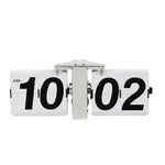 horloge murale quartz flip numérique horloge bleue moderne horloge blanche rétro horloge grise numérique