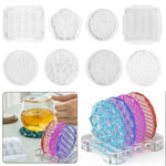 moulages silicones coquetiers transparents motifs fleurs dandelions geometriques decoration maison bricolage artisanal