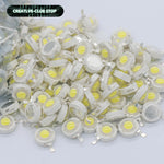 diodes led blanc jaune 1w 3w 100000h clips métalliques moderne 120deg 100lm 3v 600mA