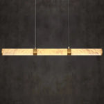 Suspension lumineuse marbre veining moderne blanc beige doré 90 260V 249 2000lm