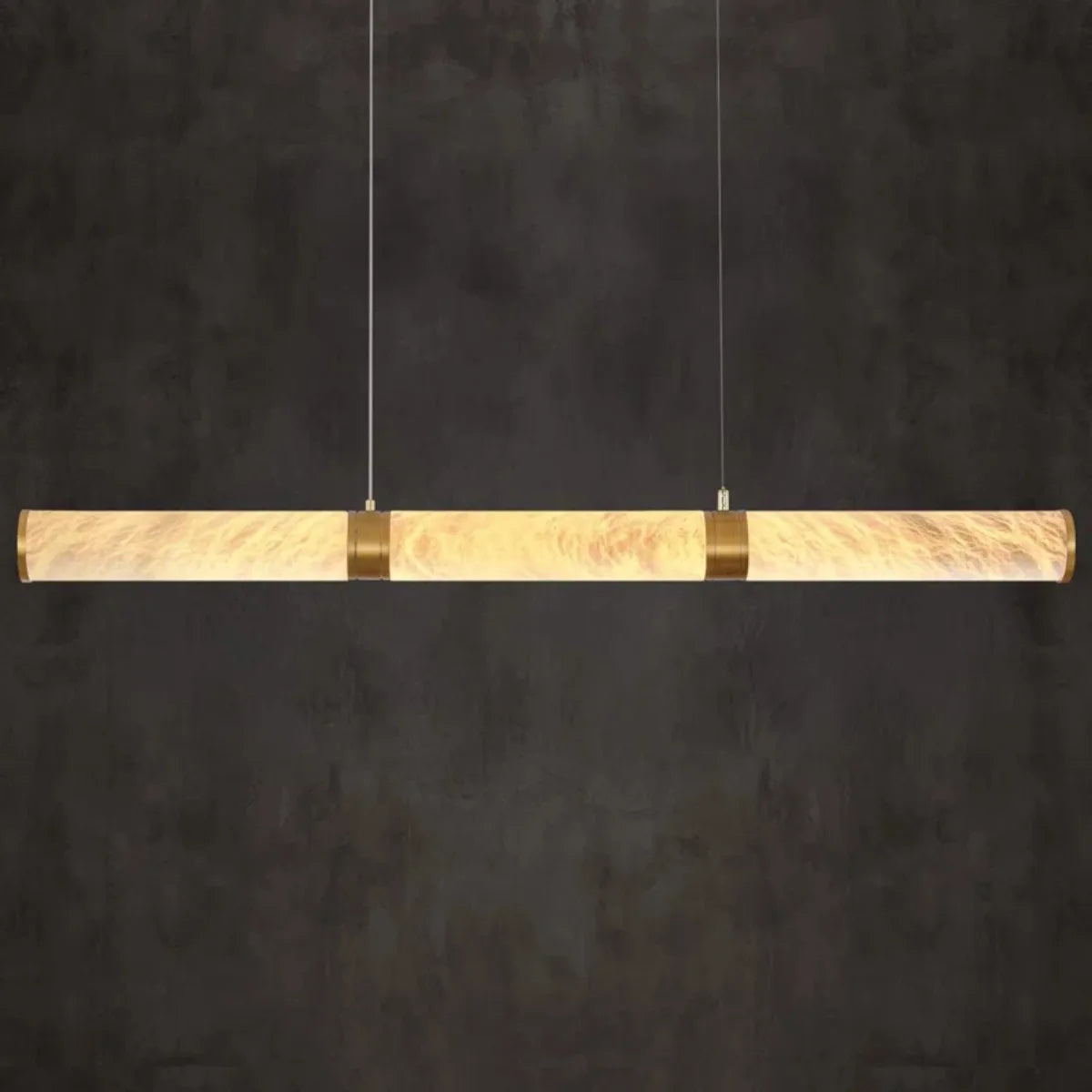 Suspension lumineuse marbre veining moderne blanc beige doré 90 260V 249 2000lm
