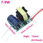 transformateur led non isolé 7w 9w 12w 12 18w 18 24w 24 32w tension