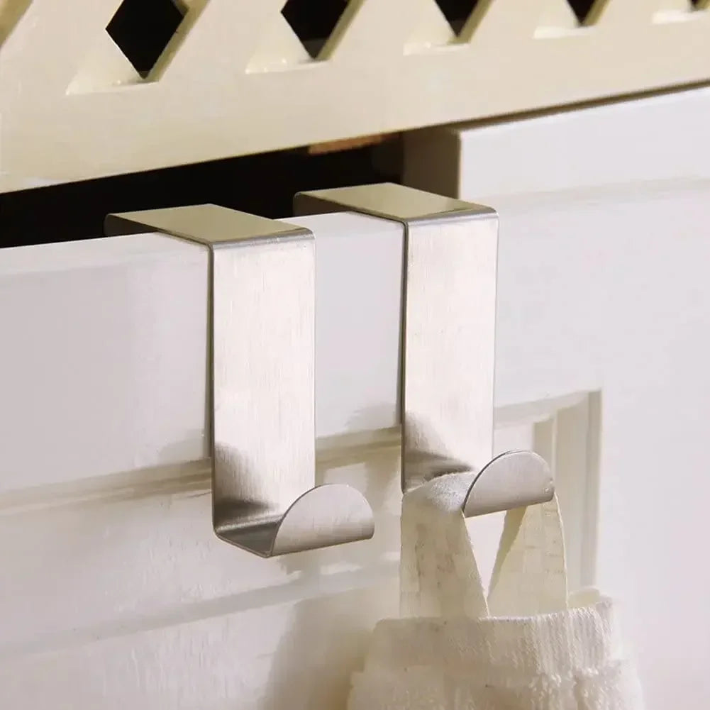 porte serviettes acier inoxydable argenté lisse adhésif moderne cuisine tiroirs étagères fixations robustes facile