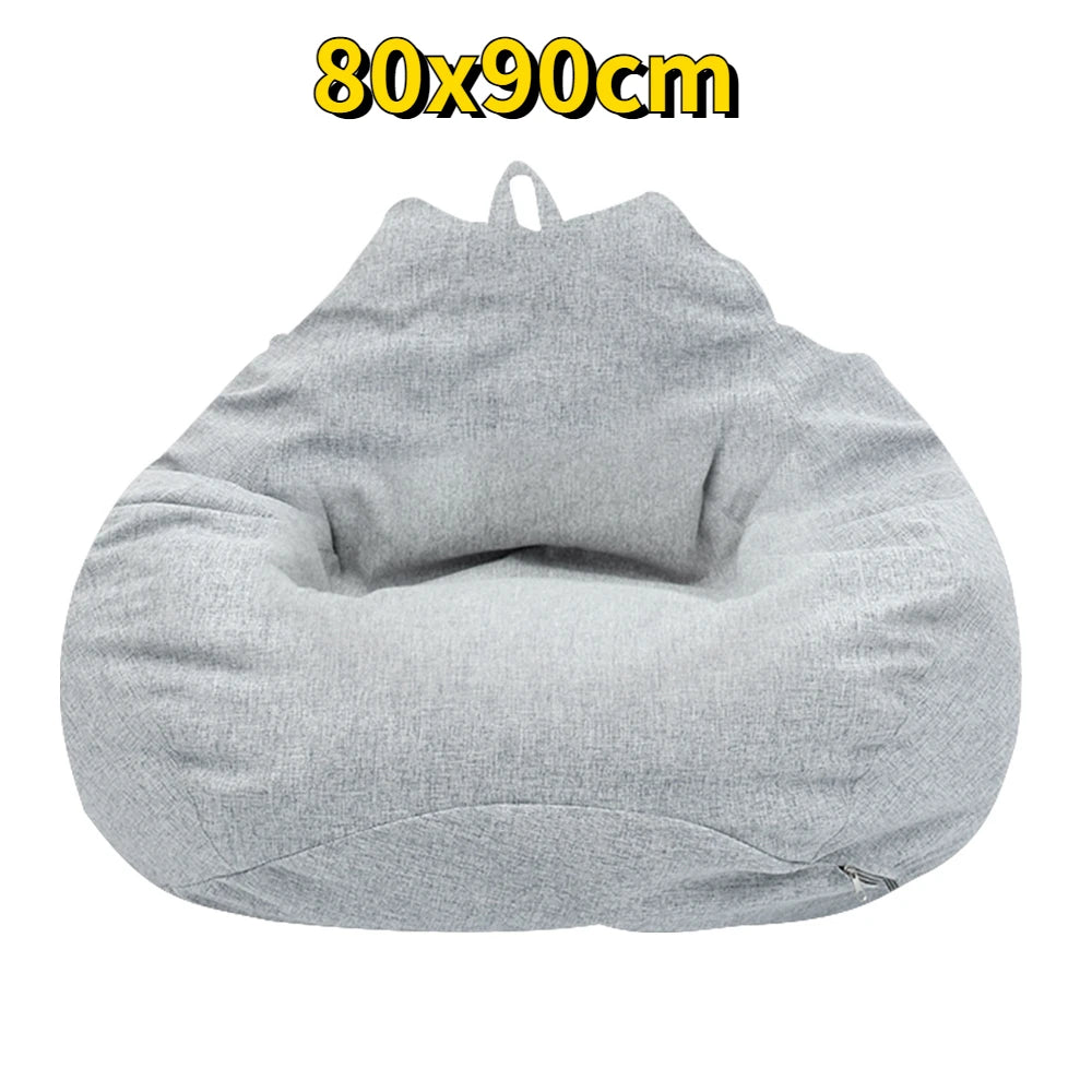 coussin sol sans rembourrage tissu moderne bleu gris jaune violet marron 100x120cm zip sac