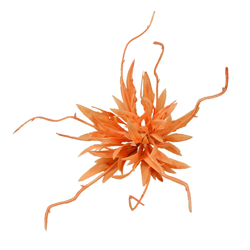 fleurs artificielles plantes décoratives branches fines feuilles pointues bouquet mariage décoration maison moderne