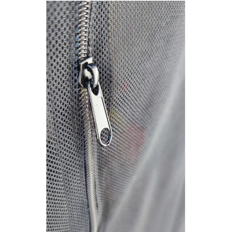 rideau porte anti moustiques noir maille fine clips magnétiques protection moderne opaquet