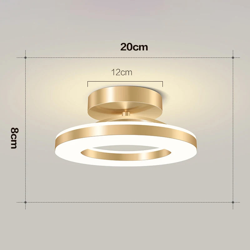 lampe moderne or blanc métal brillant éclairage quotidien led minimaliste couleurs lumière froide