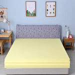 matelas sol pliable jaune clair épais confortable dormir terre chambre moderne