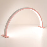 lampe table moderne blanc rose gris brillante étude chambre coucher soins beauté