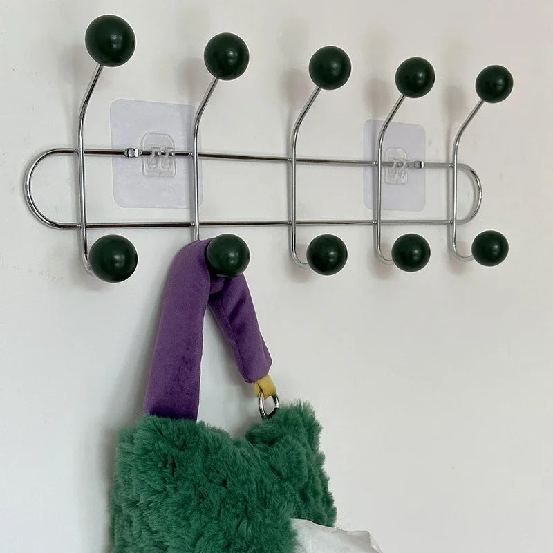 crochet mural porte manteau clés rangement sacs sacs main maison moderne