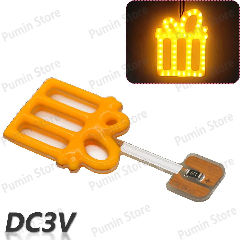 lumières décoratives noël étoile cœur cadeau arbre neige cloche led orange modernes clips