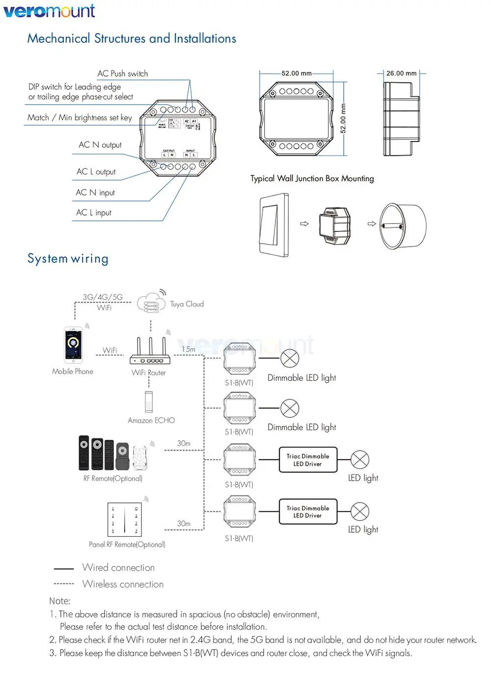 intelligent wifi interrupteur lumière blanc moderne minimaliste fixe led tactile rotatif