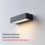 lampe murale extérieure led ip65 moderne noire 12w 18w 30w étanche 20cm 30cm 50cm