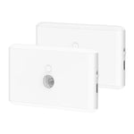 lampe murale led rechargeable usb détecteur mouvement blanc moderne minimaliste aimantée tactile