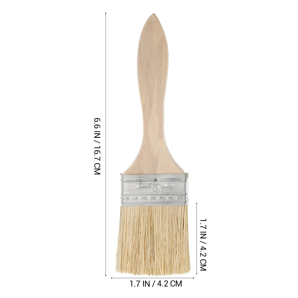 pinceaux peinture poils naturels manche bois classique décoration art peinture meubles pâtisserie huile blanc