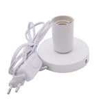 lampe table moderne noire interrupteur bouton compatible EU US led chambre coucher