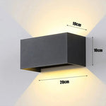 applique murale led moderne noir doré texturée industrielleextérieur minimaliste
