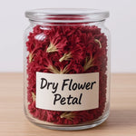 pétales séchés naturels rouge vif jaune clair texture fibreuse décoration maison anniversaire baby shower