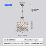 lustre cristal doré filigrane classique lumières suspension chaines e14