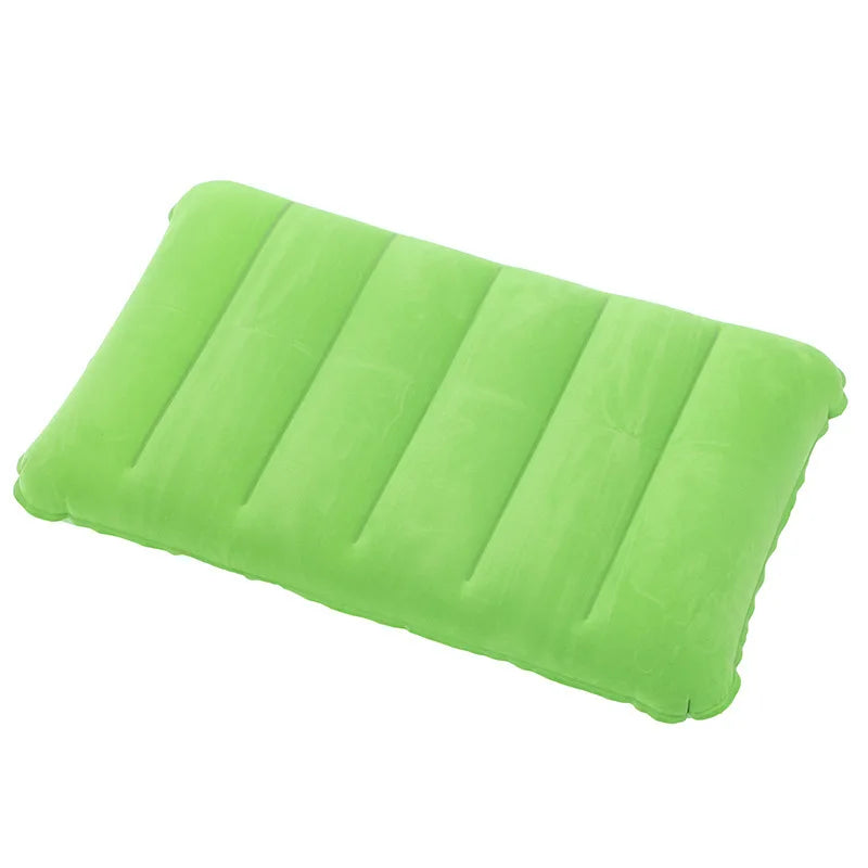 coussin gonflable portable cou coloré fibre pvc moderne imperméable extérieur camping voyage