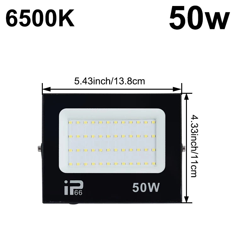 projecteur led moderne 6500k rgb étanche garage extérieur 220v 10w 200w