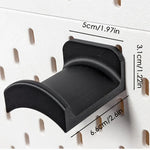 support casque noir blanc moderne adhésif organiser plastique gọn