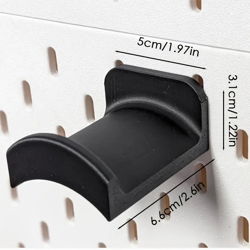 support casque noir blanc moderne adhésif organiser plastique gọn