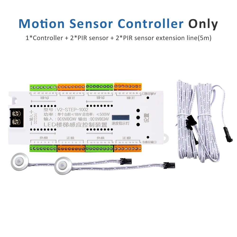 contrôleur led motion pir bande led flexible smd cob blanc moderne adhésif 12v 24v