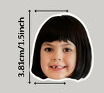 toppers cupcakes personnalisables visages modernes anniversaire mariage événements enfants fêtes