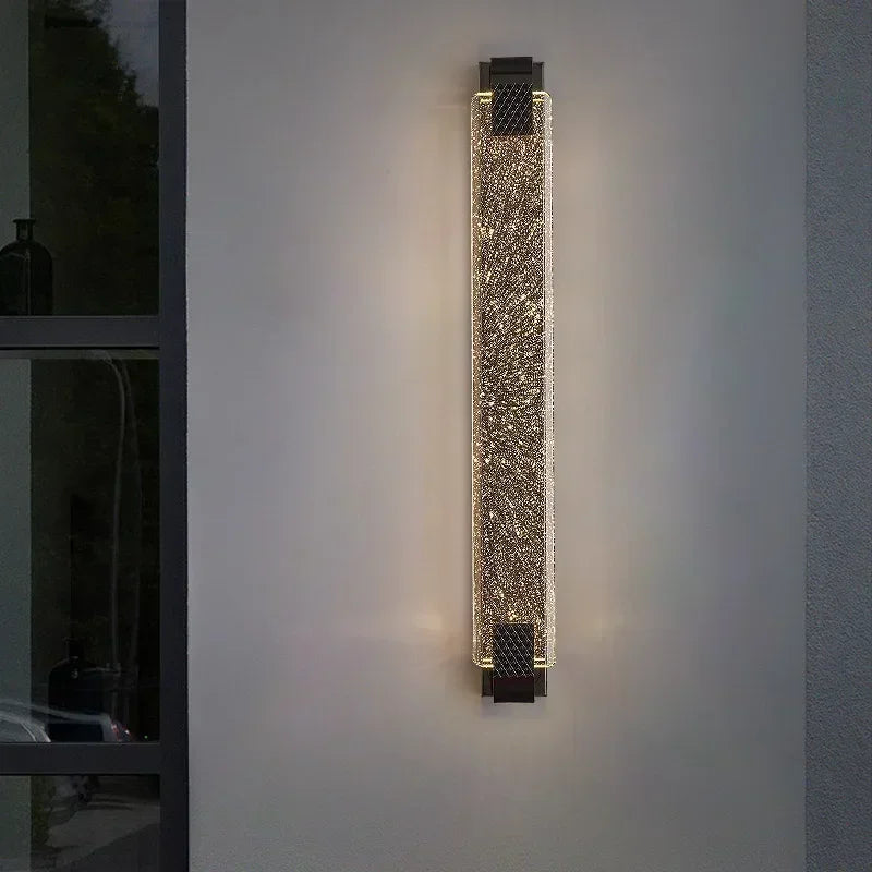 applique murale moderne or noir strass élégante éclairage chambre entrée étude murale led 220vflux249