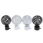 boules suspension modernes perforées blanc noir 22mm 28mm eyelets rideaux tringle accessoire