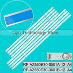 bande lumineuse led adhésive blanc bleu moderne connecteur led étiquette ref rxw
