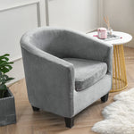 housse fauteuil velours doux moderne jaune protection extérieure intérieure lavable machine adaptable salon