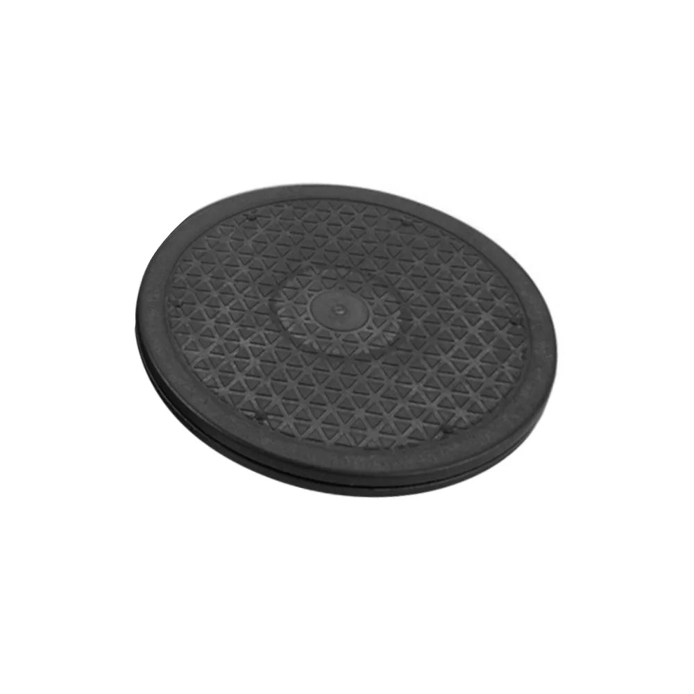 support plancher moderne rayures concentriques noir antidérapant adhésif dimensions gravées diamètre variable