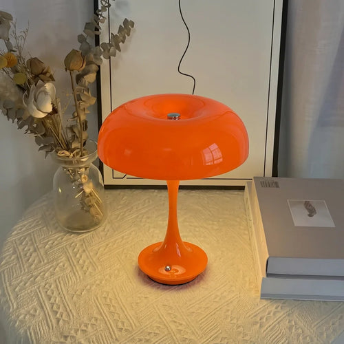 lampe table moderne orange touch control couleurs led recharge usb chambre unique
