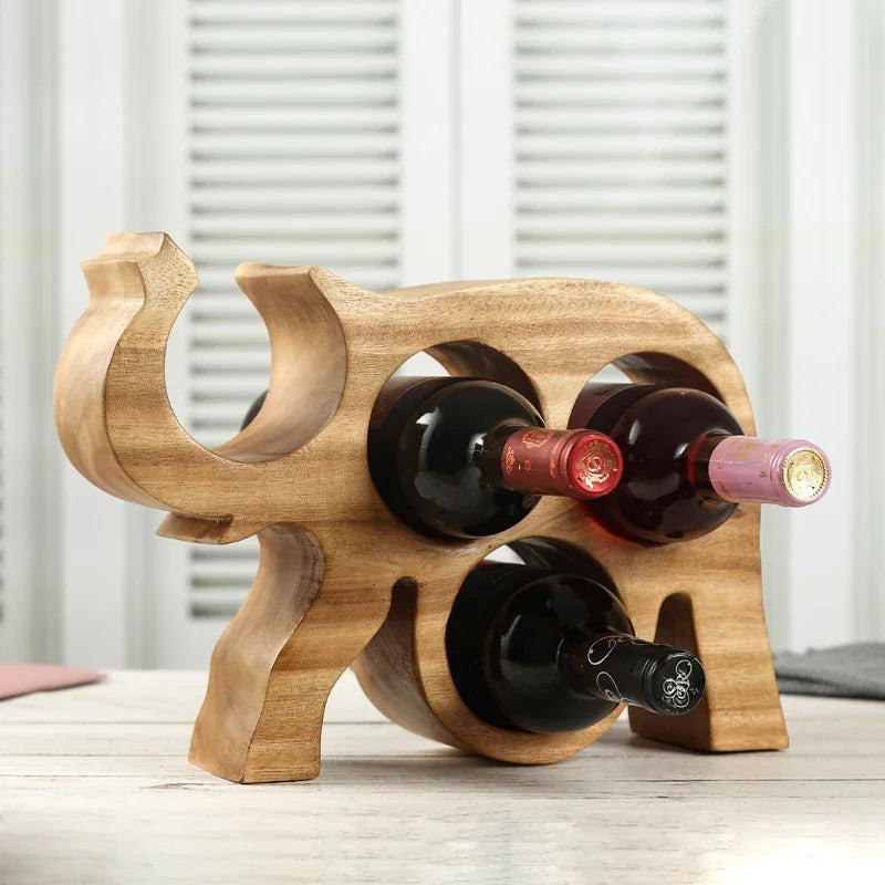 support bouteilles bois naturel moderne élégant vin haute qualité décoration intérieure contemporaine