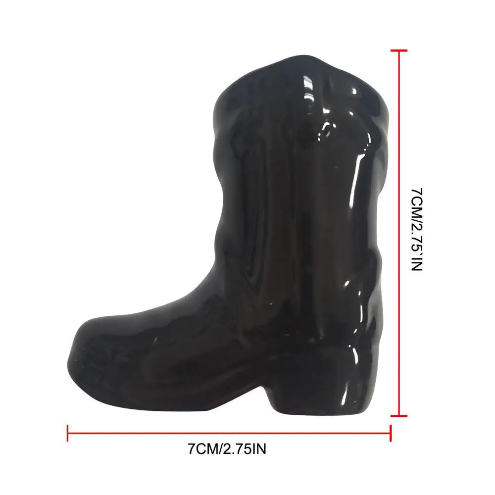 support match céramique boho bottes cowboys glitter blanc noir vert rose moderneDecorationCheminéeHouse