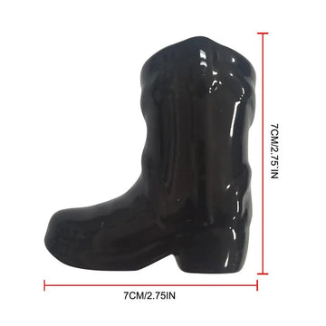 support match céramique boho bottes cowboys glitter blanc noir vert rose moderneDecorationCheminéeHouse