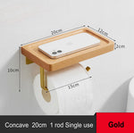 étagère murale moderne bois naturel adhésive téléphone portable papier toilette lunettes parfum minimaliste porte
