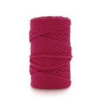 fil macramé coton texturé blanc noir gris bleu rose rouge vert jaune violet artisanal