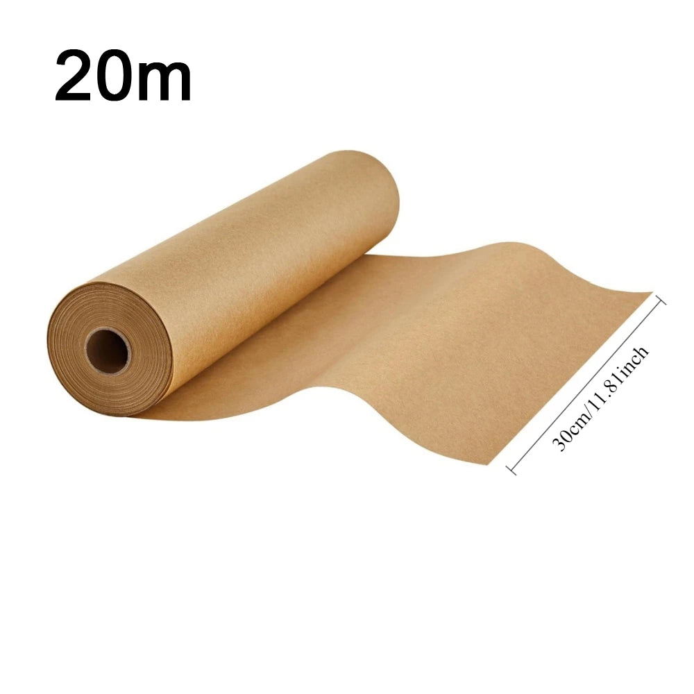 papier cuisson non adhésif marron clair 5m 10m 20m anti décharge grill four air