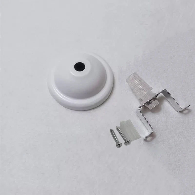 socquettes suspension moderne vis blanc doré noir marron mat opaques fixations câbles